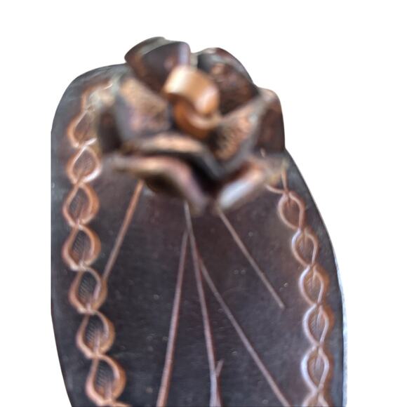 Real Leather Sandals Handmade Mexican Size 10 - Picture 4 of 5